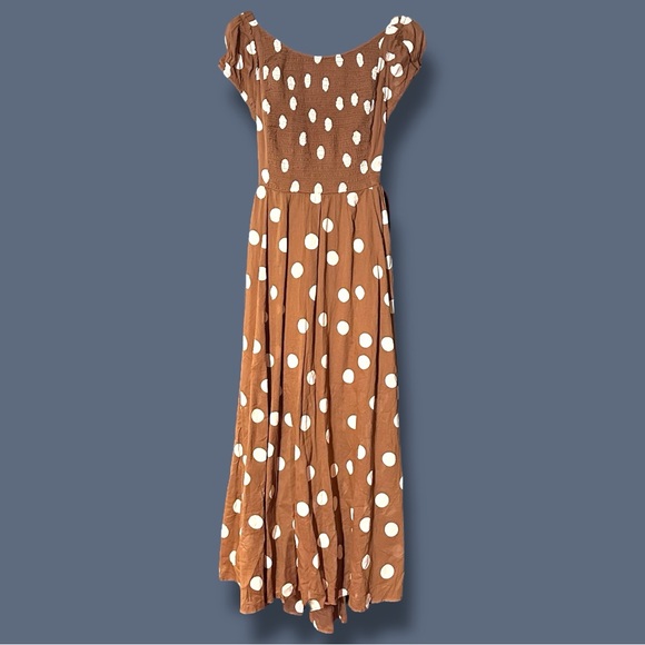 ⭐️HP⭐️NWT Free People Ultraviolet Maxi Dress in Oak Combo. Size Medium 💃 - Picture 4 of 13